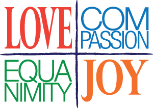 liefde, compassie, altruistische vreugde en plezier en gelijkmoedigheid - in-syn